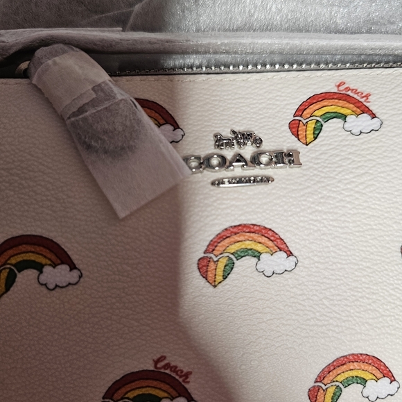 COACH Pride Bags Nolita 19 Pride With Rainbow Heart Print🌈 Authentic - Picture 10 of 15